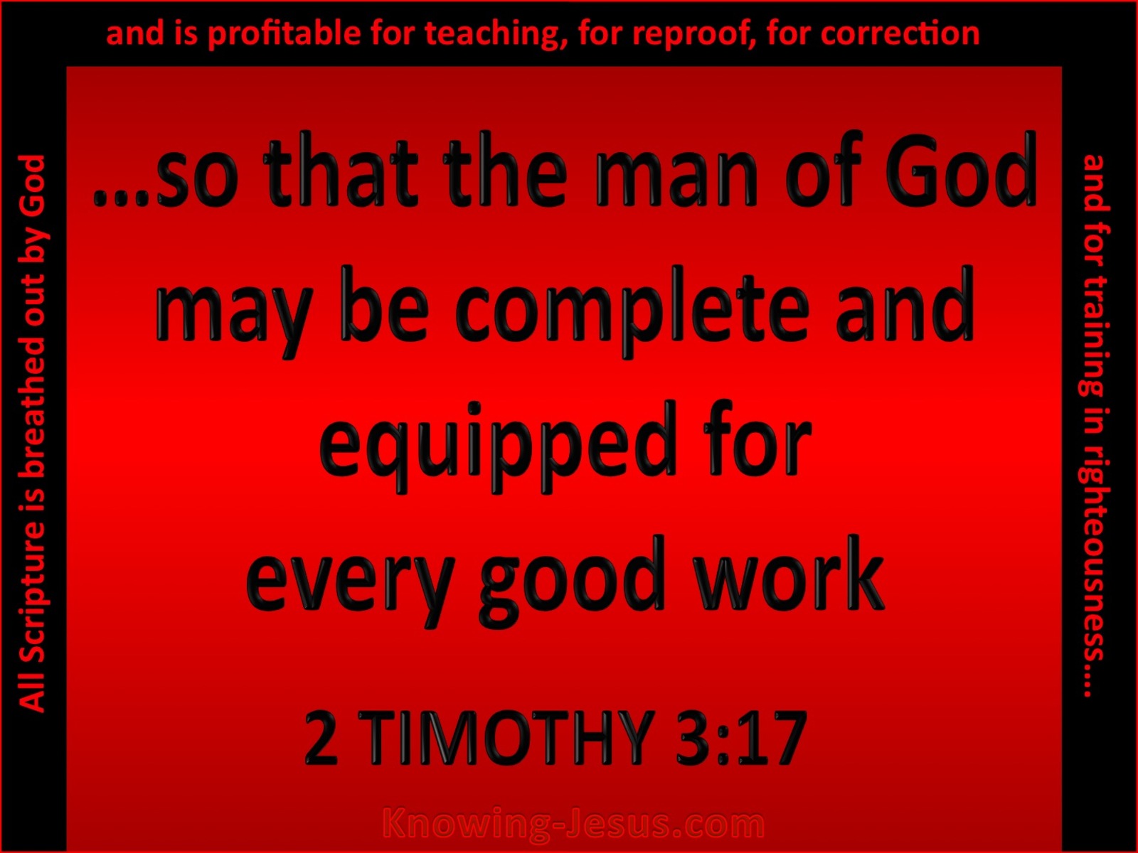 2 Timothy 3:17 That The Man Of God May Be Fully Equipped (red)